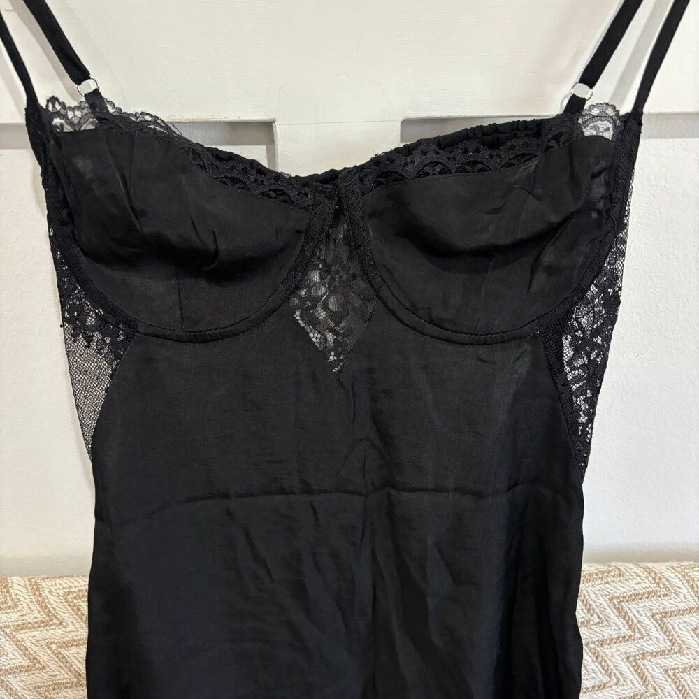 NEW Princess Polly Passion Mini Dress Black Size 2 - Picture 6 of 12